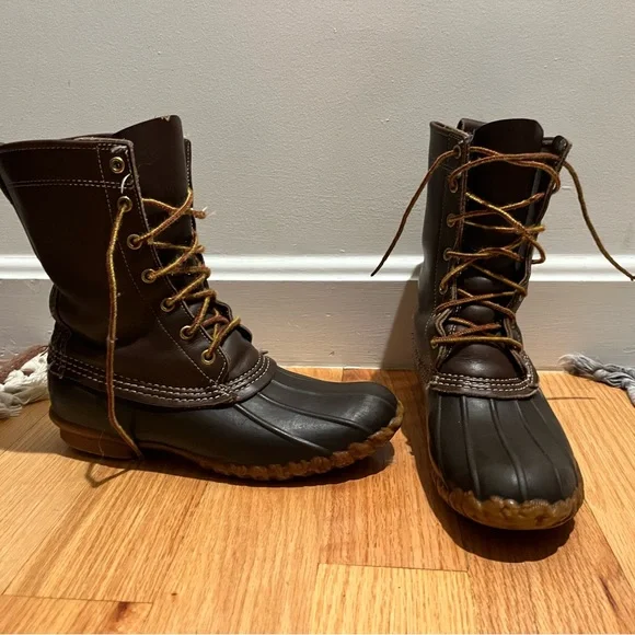 Vintage LLBean boots size 8 - Picture 1 of 14